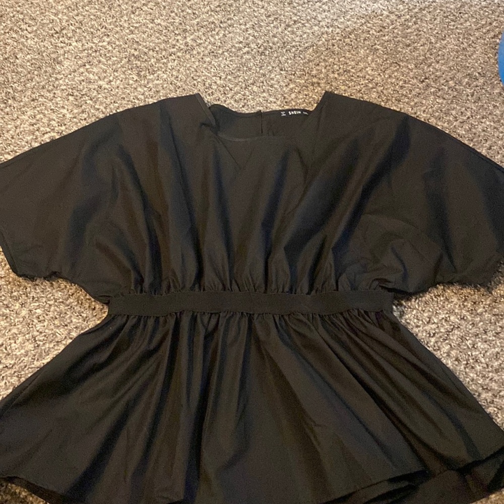Shein black blouse.